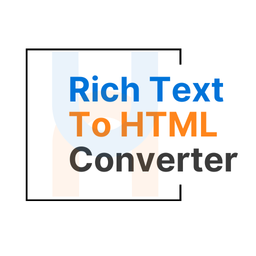 Rich Text Editor | Export to HTML